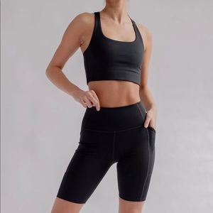 Girlfriend Collective High-Rise Pocket Bike Short